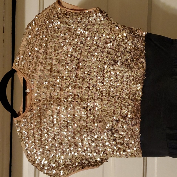 CLOSET CLOSING 7/31 Gold and Black Violet Chachki Dress - Picture 4 of 14